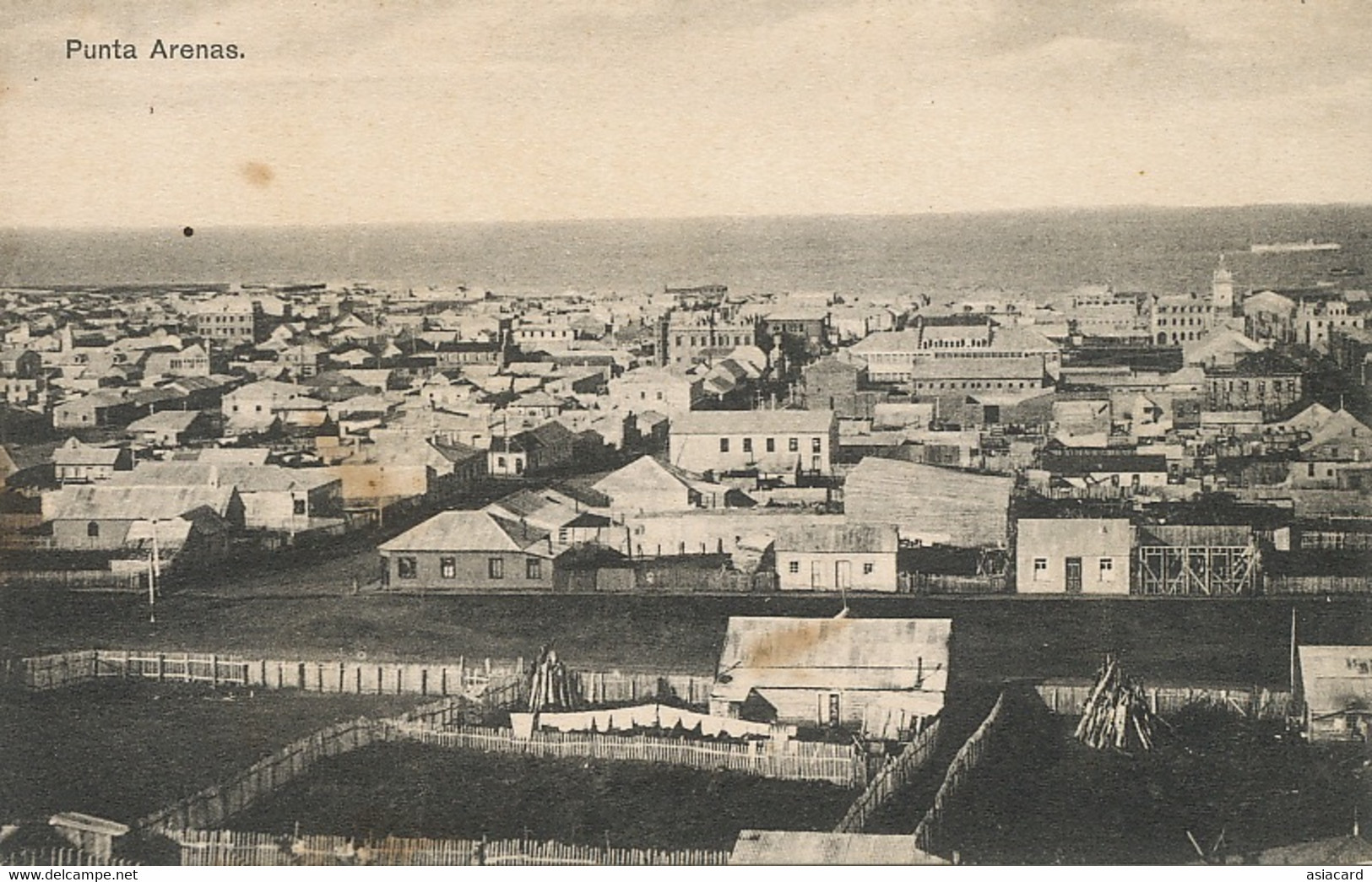 Punta Arenas Vista General  Undivided Back Before 1903 - Chili