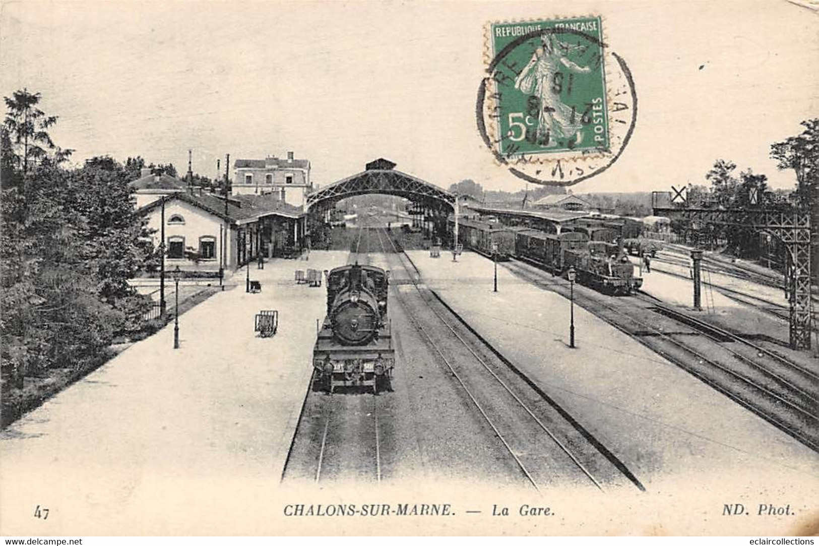 Châlons Sur Marne       51        Lot De 20  Cartes Diverses . Dont Gare. Marché       (voir Scan) - Châlons-sur-Marne