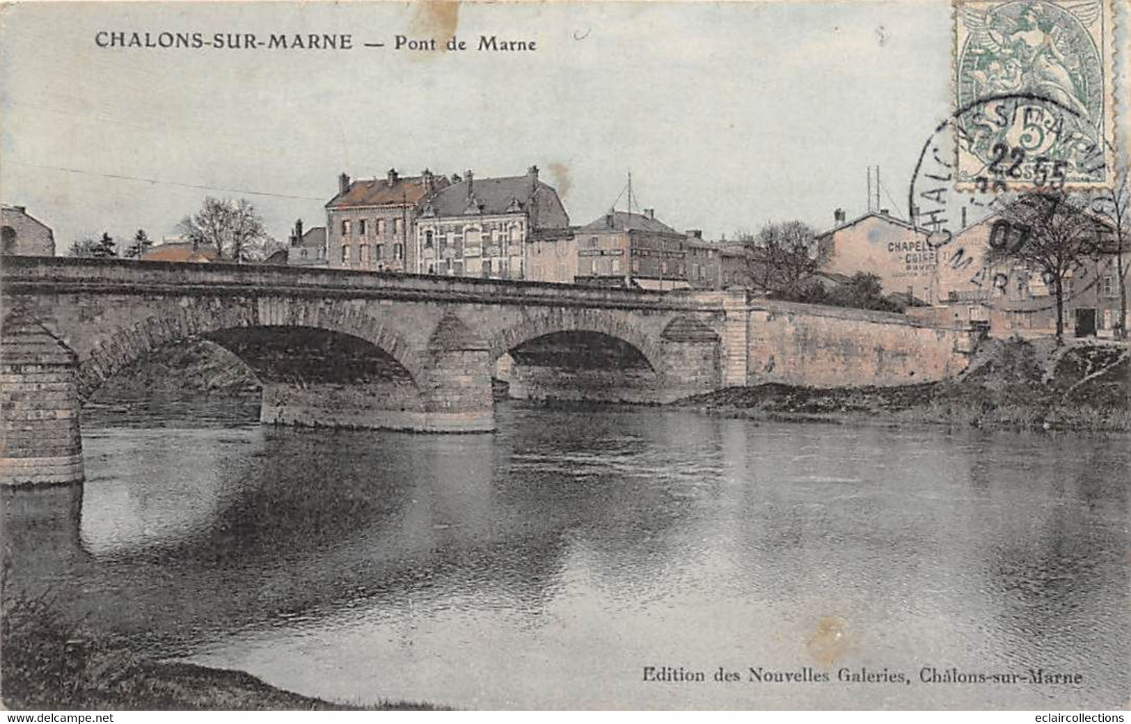 Châlons sur Marne       51        Lot de 20  cartes diverses . Dont Gare. Marché       (voir scan)