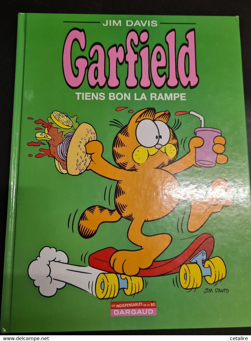 Garfield Tiens Bon La Rampe 1989  +++TBE+++ LIVRAISON GRATUITE+++ - Garfield