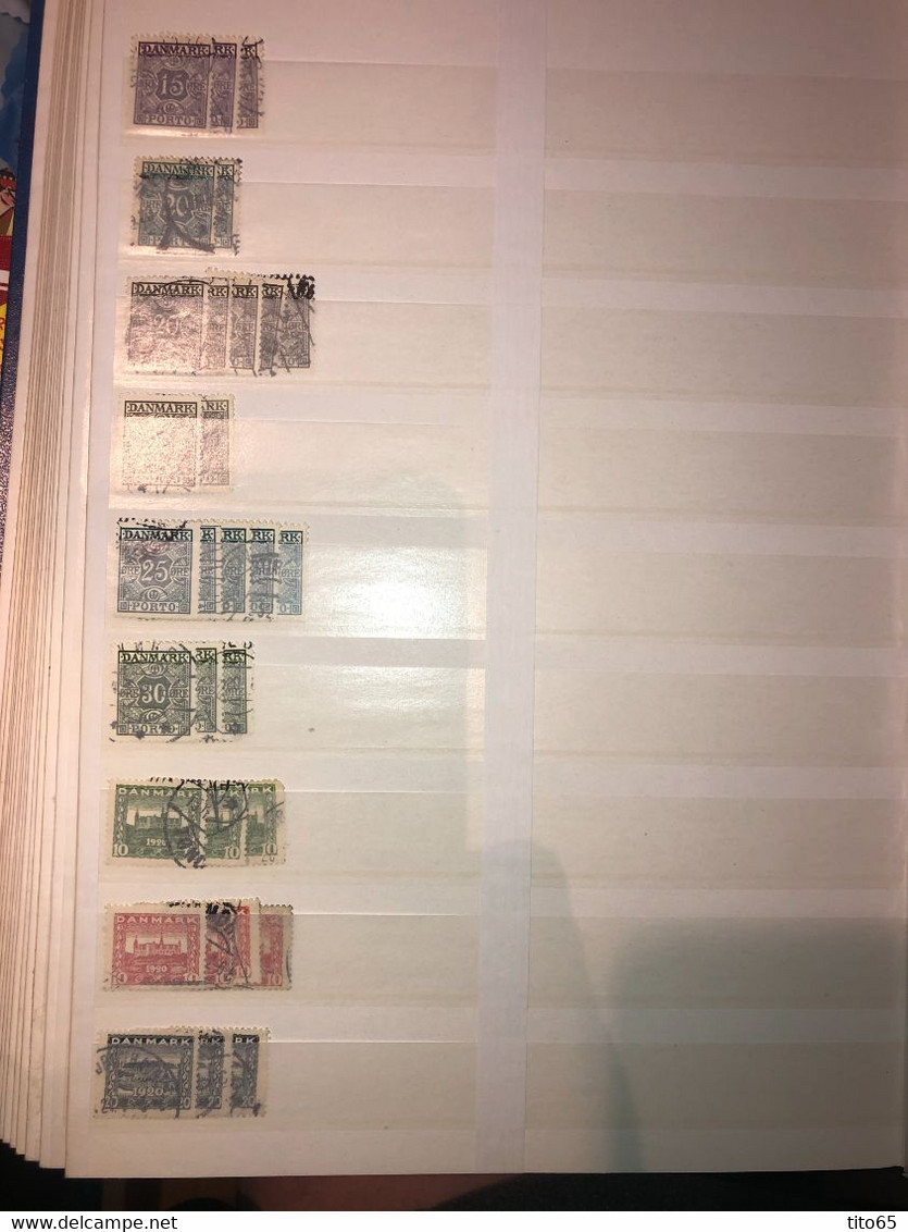 L11      Denmark Used Lot   1926-1997   CV + $250 - Full Sheets & Multiples