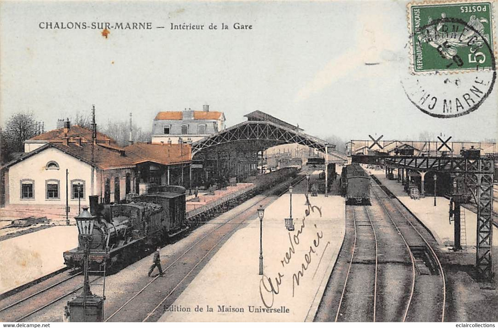 Châlons Sur Marne          51            Intérieur De La Gare.   - 1  -     (voir Scan) - Châlons-sur-Marne