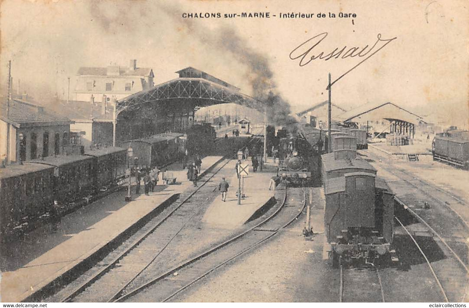 Châlons Sur Marne          51            Intérieur De La Gare.   - 2  -     (voir Scan) - Châlons-sur-Marne