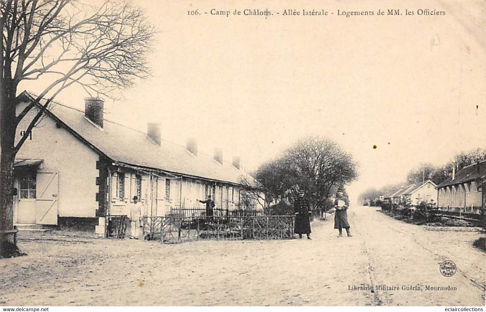 Châlons Sur Marne . Le Camp          51          Logements Des Officiers        (voir Scan) - Camp De Châlons - Mourmelon