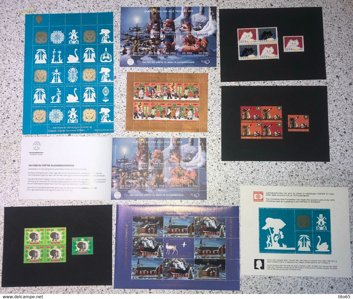 J23     Denmark Christmas Sheets - Full Sheets & Multiples