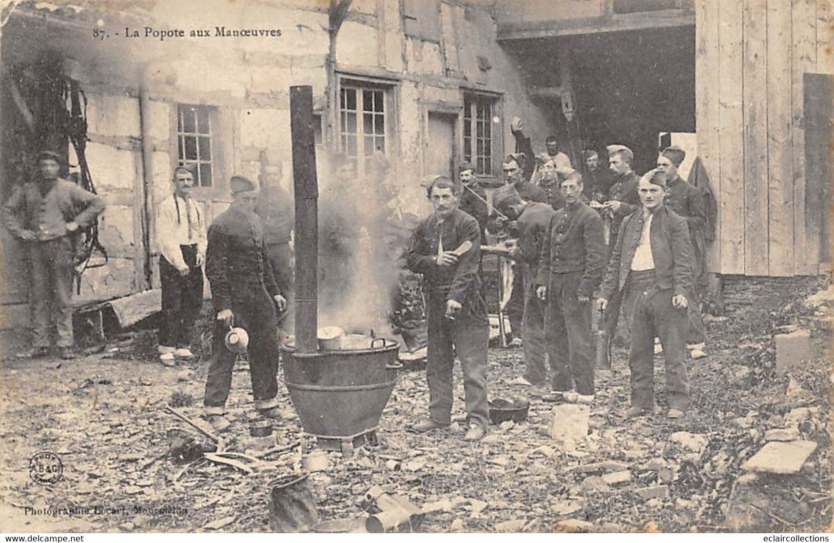 Châlons Sur Marne . Le Camp          51      La Popote Aux Manœuvres   (voir Scan) - Camp De Châlons - Mourmelon