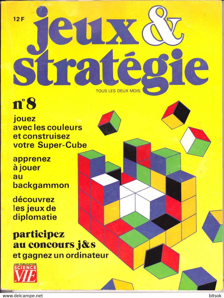 Jeux & Stratégie N°8 - Avril/mai 1981- AVEC Jeu Encart : Tétrarchie (voir Scans) - Rollenspiele