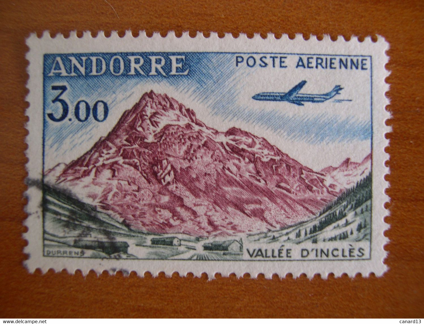 Andorre Obl  N° PA 6 - Airmail