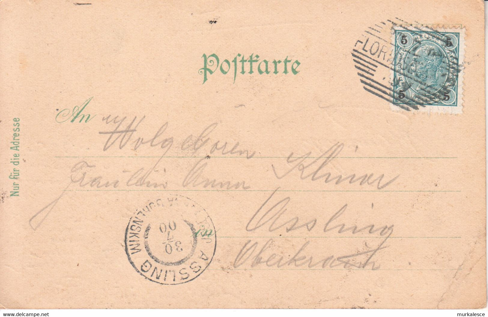 6309  AK--  JEDLESEE--STEMPEL  Floridsdorf Nach  ASSLING JESENICE - Otros & Sin Clasificación