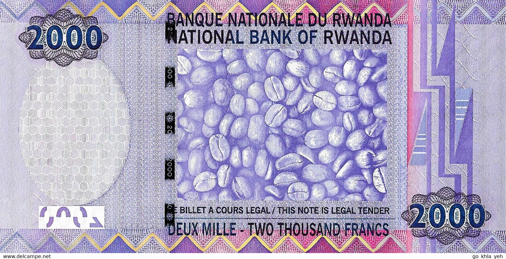 RWANDA 2007 2000 Franc - P.36a  Neuf UNC - Rwanda