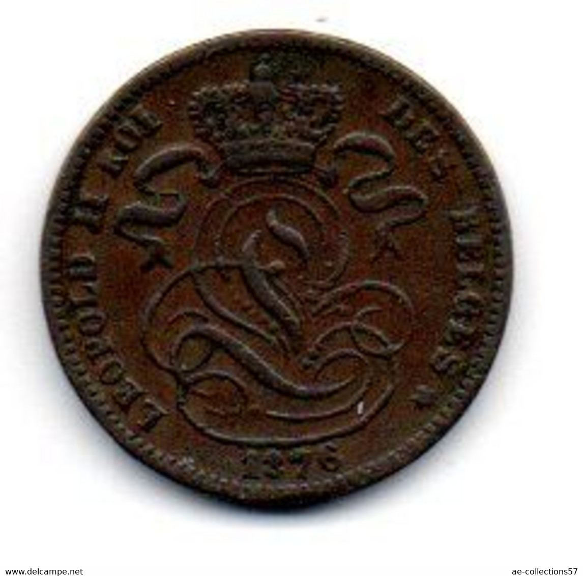 Belgique - 1 Centime 1876 - TB+ - Ohne Zuordnung