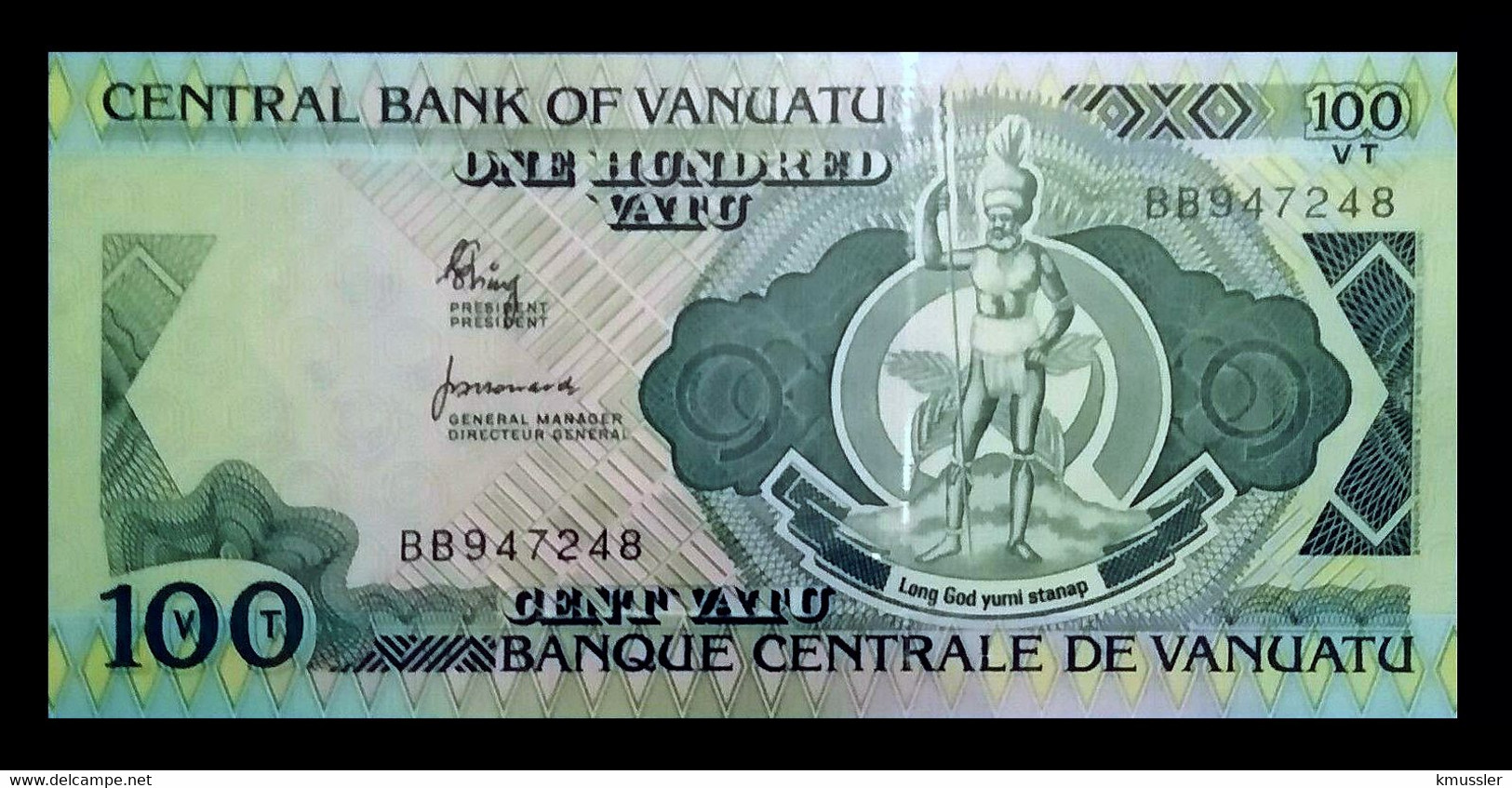 # # # Banknote Vanuatu 100 Vatu 1983 UNC # # # - Vanuatu