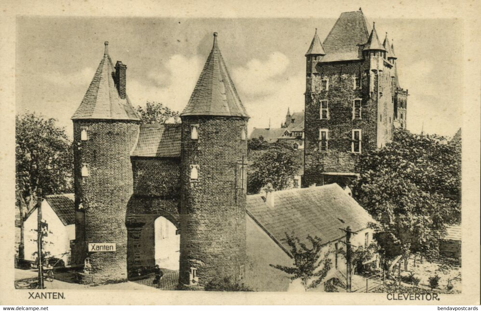 XANTEN Am Rhein, Clevertor (1920s) AK (1) - Xanten