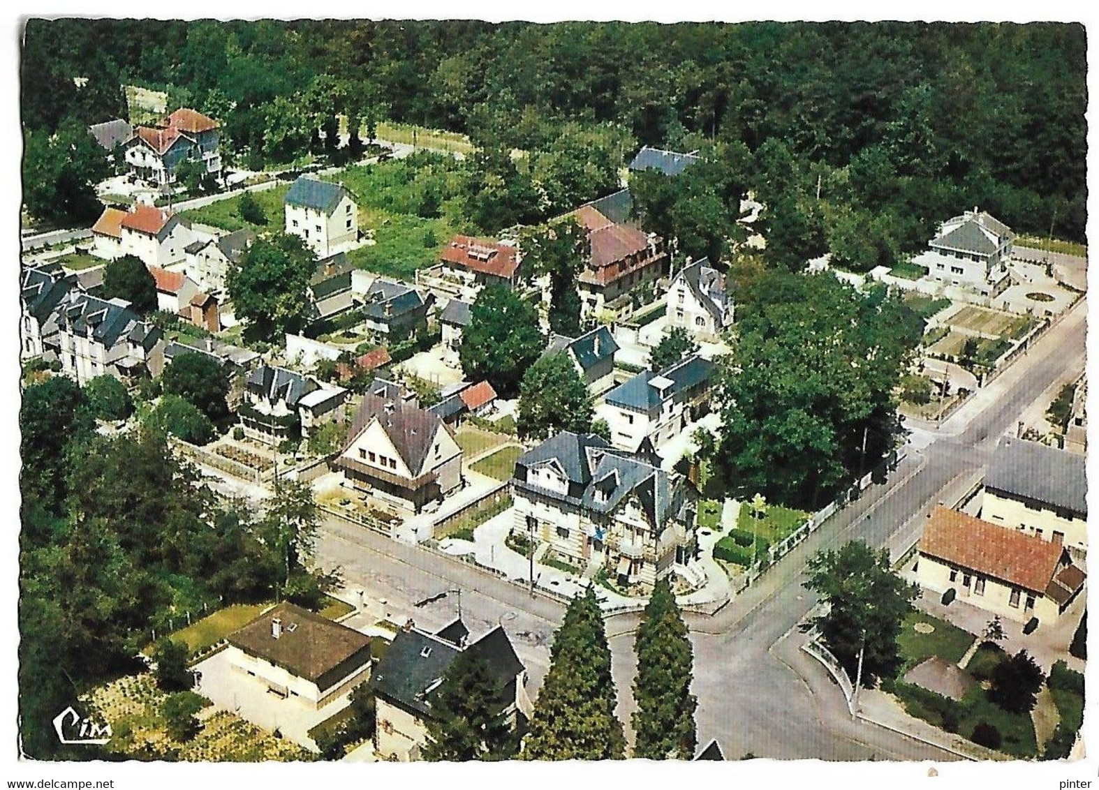 BAGNOLES DE L'ORNE - Vue Aérienne, Rue Du Vieux Moulin Et Bd Albert Christophe - Bazoches Sur Hoene