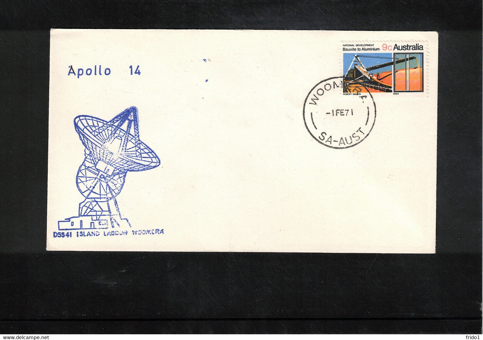 Australia 1971 Space / Raumfahrt Apollo 14 Earth Station DSS41 Island Lagoon Woomera Interesting Letter - Oceania