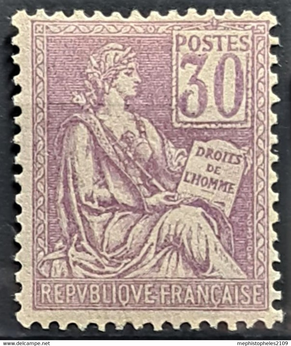 FRANCE 1900/01 - MNH - YT 115 - 30c - 1900-02 Mouchon