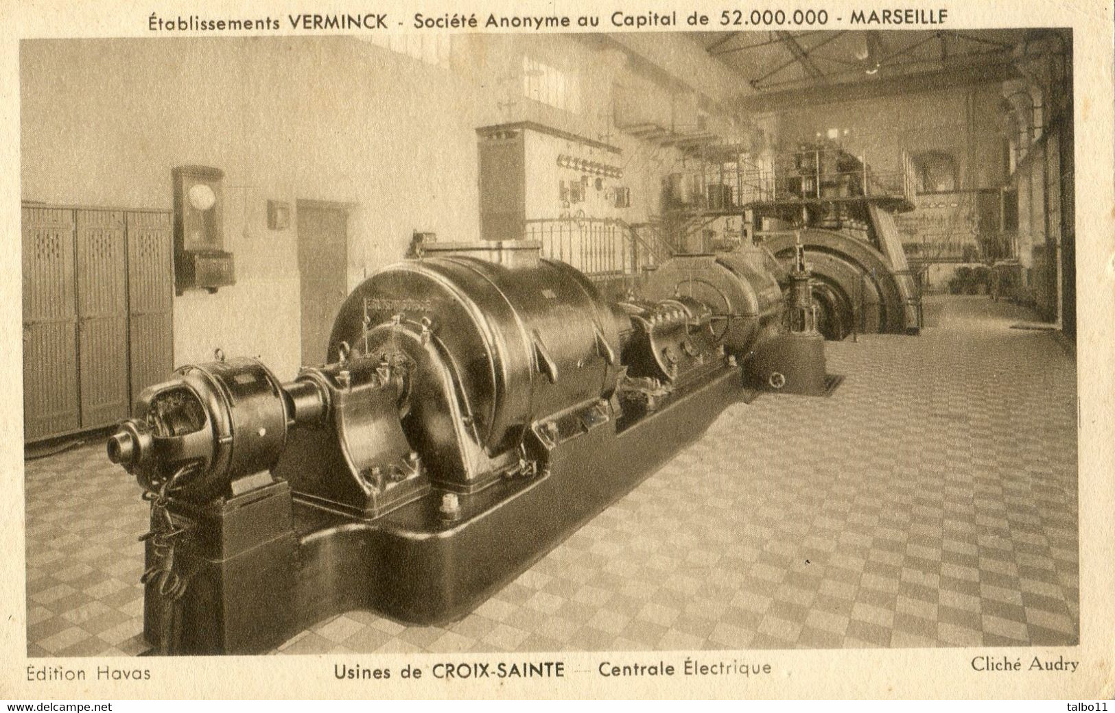 13 - Ets Verminck - Usine De Croix Saint - Centrale Electrique - Savon Hercule, Huile La Délicieuse, Graisse Cocolina - Marignane