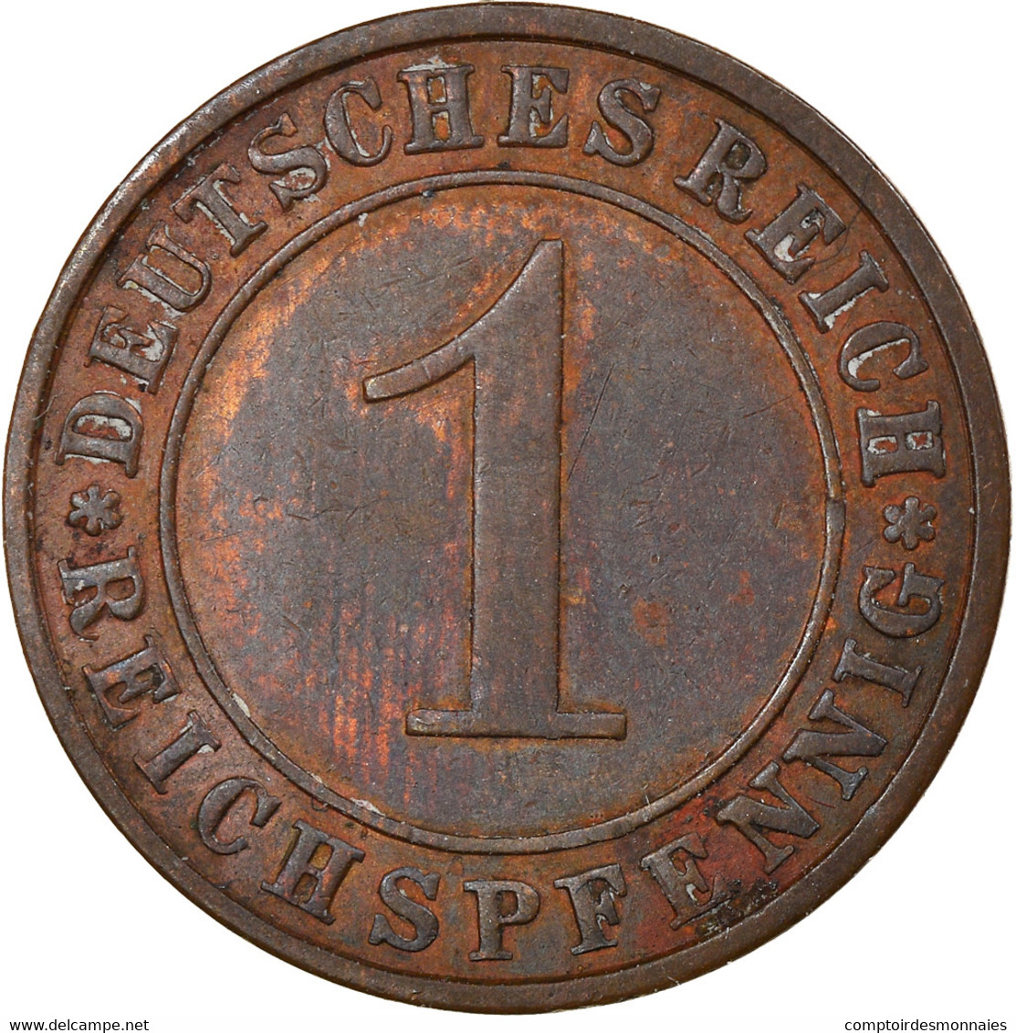 Monnaie, Allemagne, République De Weimar, Reichspfennig, 1927, Muldenhütten - 5 Rentenpfennig & 5 Reichspfennig