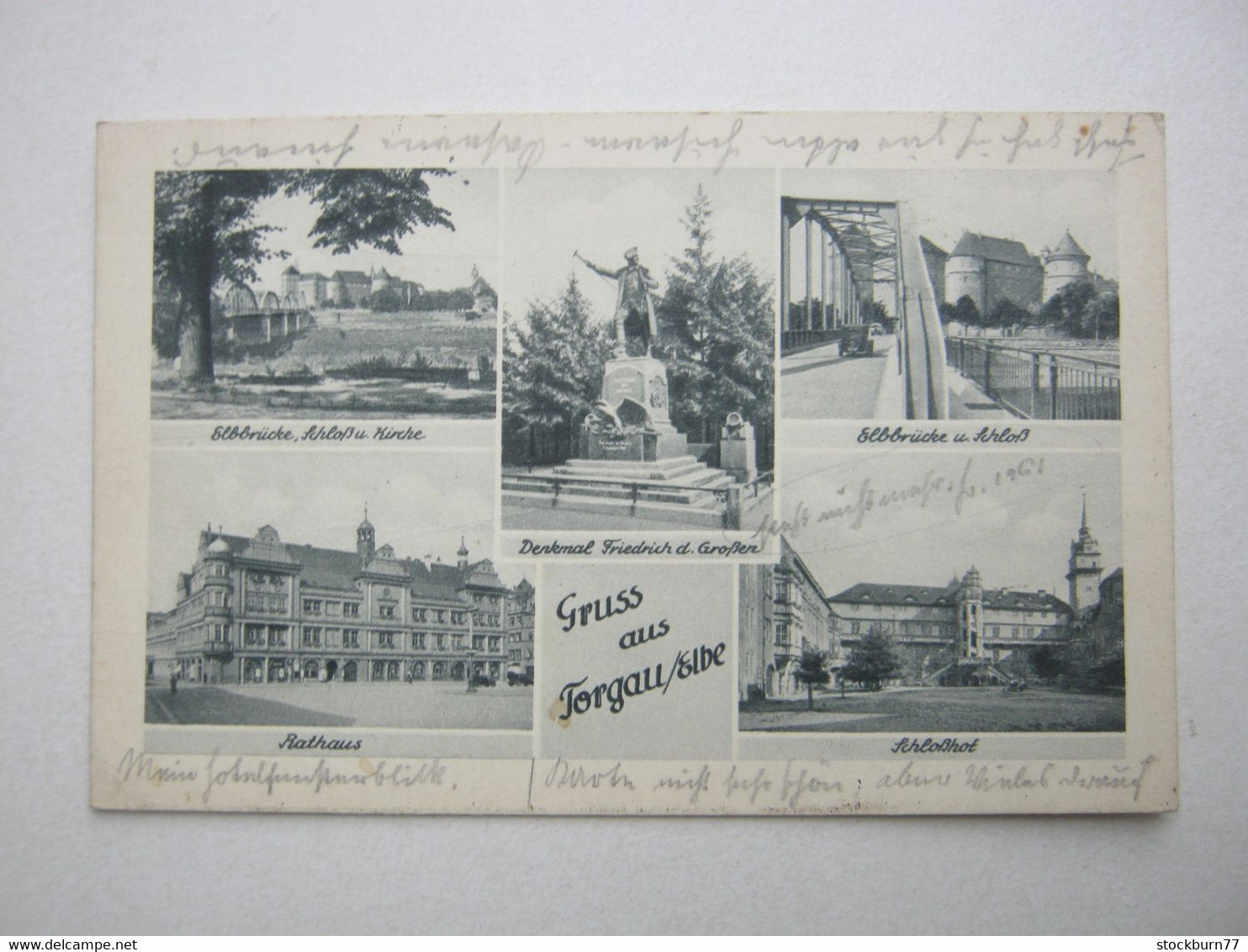 TORGAU  , Schöne Karte    ,  2 Scans - Torgau