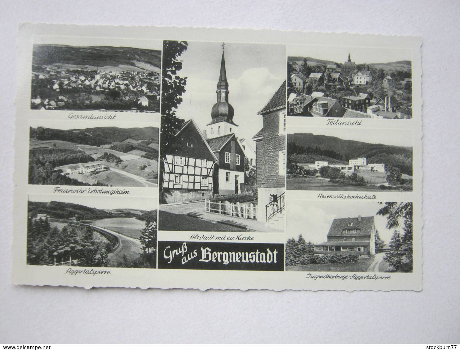 Bergneustadt , Schöne Karte    ,  2 Scans - Bergneustadt