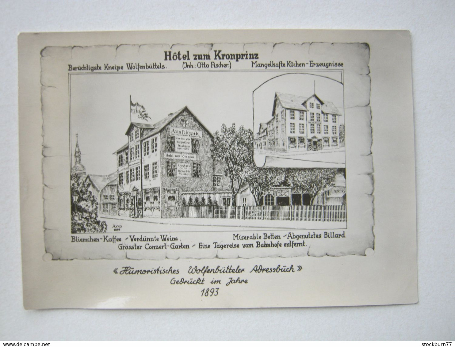 Wolfenbüttel , Schöne Karte    ,  2 Scans - Wolfenbuettel