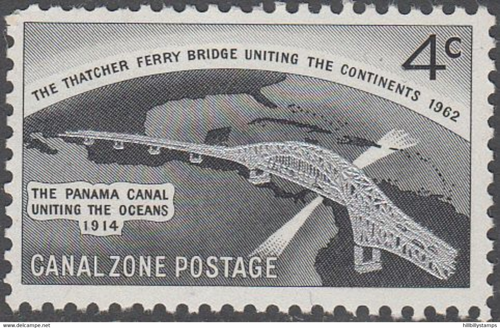 CANAL ZONE   SCOTT NO  157    MNH    YEAR  1962 - Kanalzone