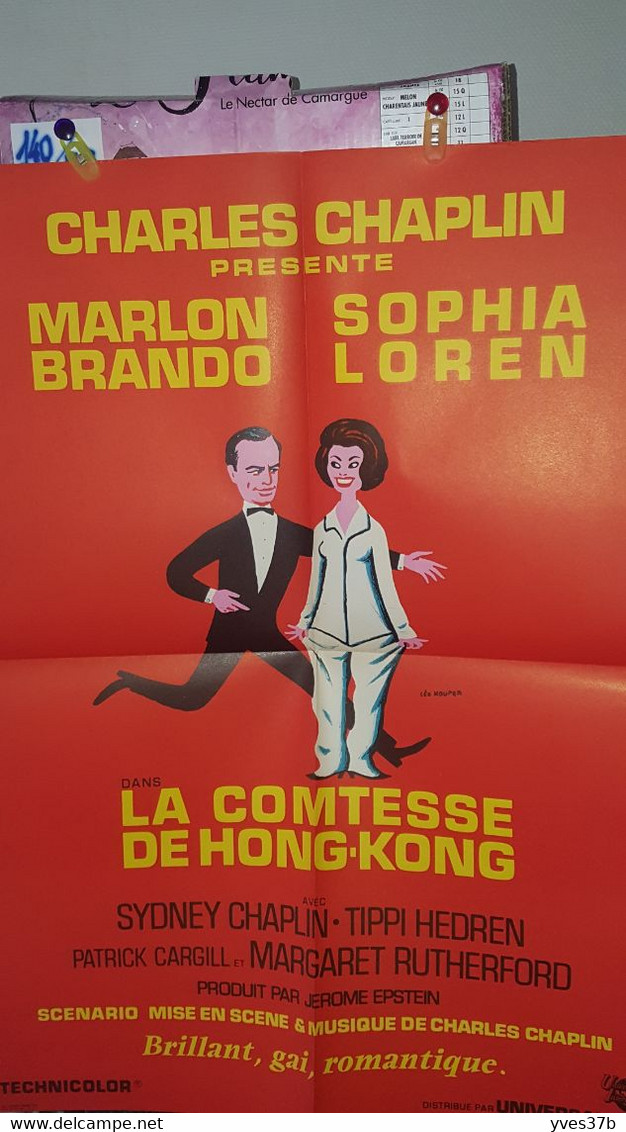 "La Comtesse De Hong-Kong" C.Chaplin, M.Brando...1967 - 60x80 - TTB - Manifesti & Poster