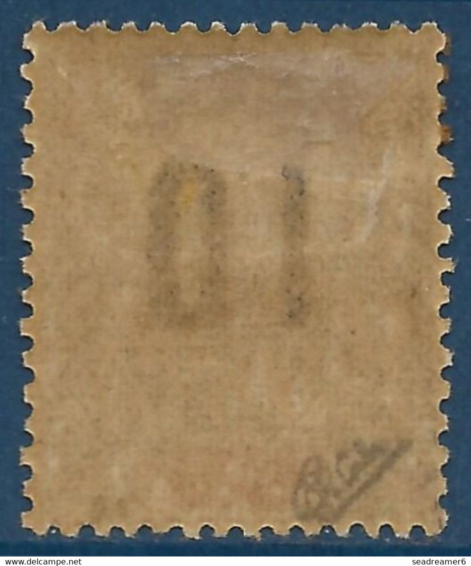 France Grande Comore N°29A* 10c Sur 75c Variété Surcharge Espaçée, Très Frais Signé Calves - Used Stamps