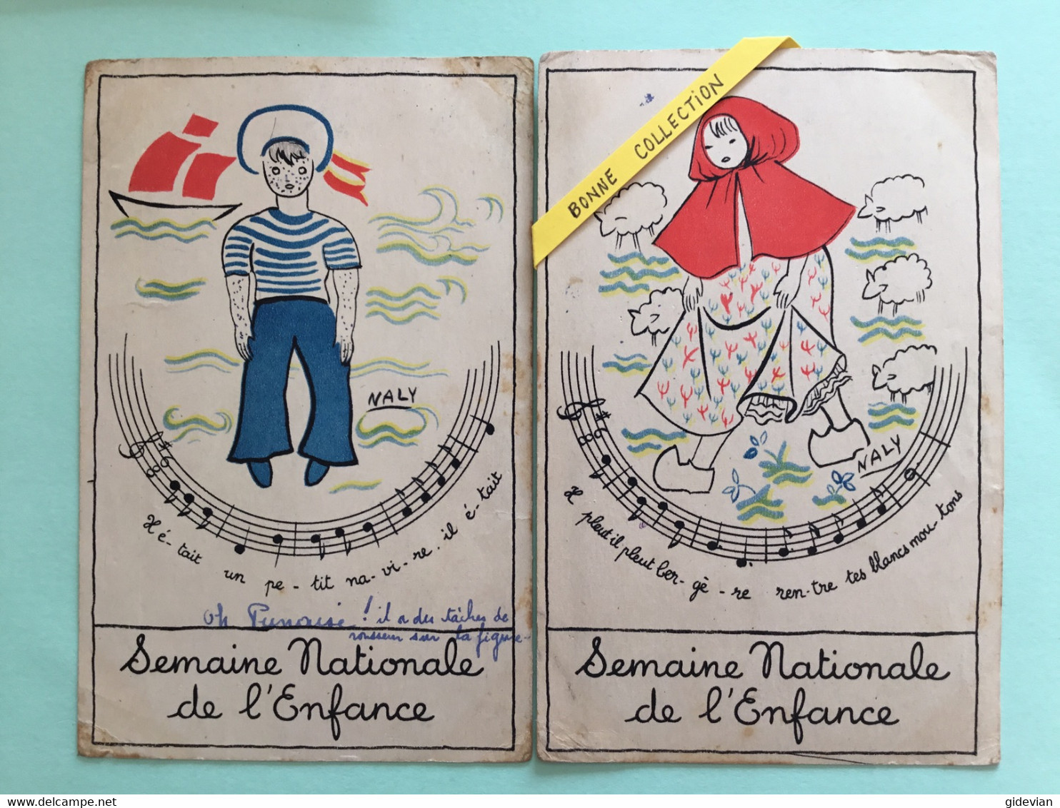 CPA Fantaisie  - Semaine Nationale De L’enfance, 2 Cartes - Naly