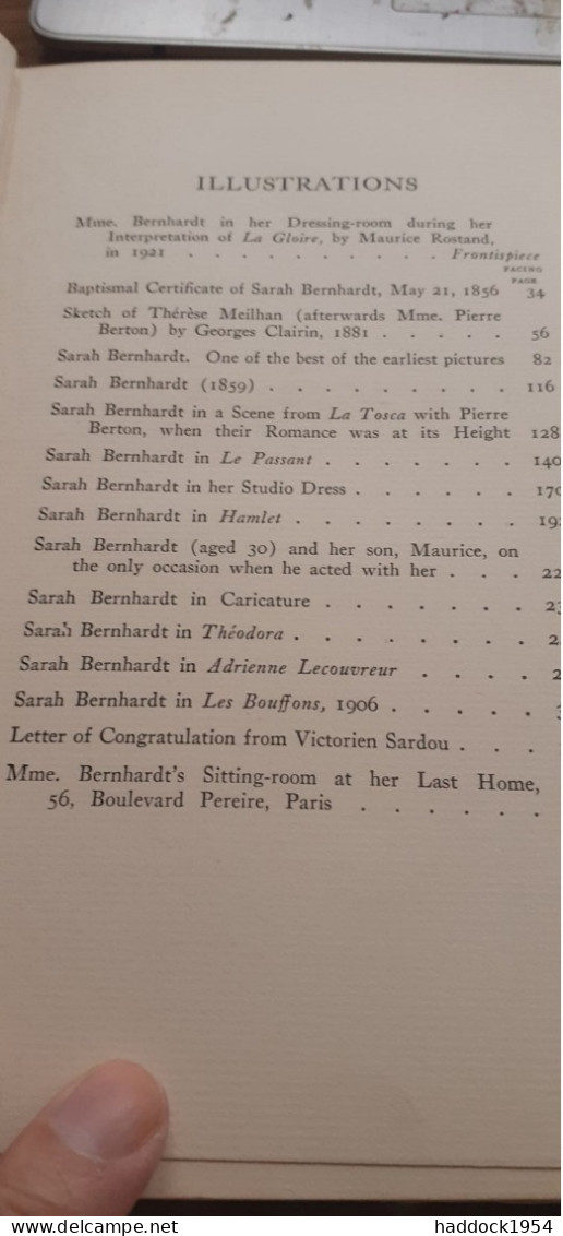 the real sarah bernhardt PIERRE BERTON BASIL WOON boni and liveright 1924