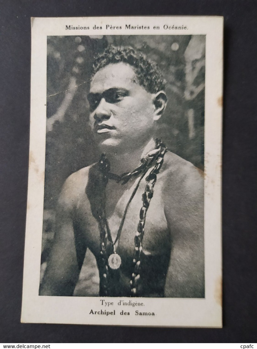 Océanie - Archipel Des SAMOA - Type D'Indigène / Mission Des Pères Maristes - Samoa