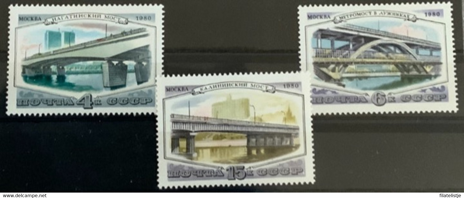 Rusland Zegel Nrs 5023 - 5025 MNH*** - Colecciones