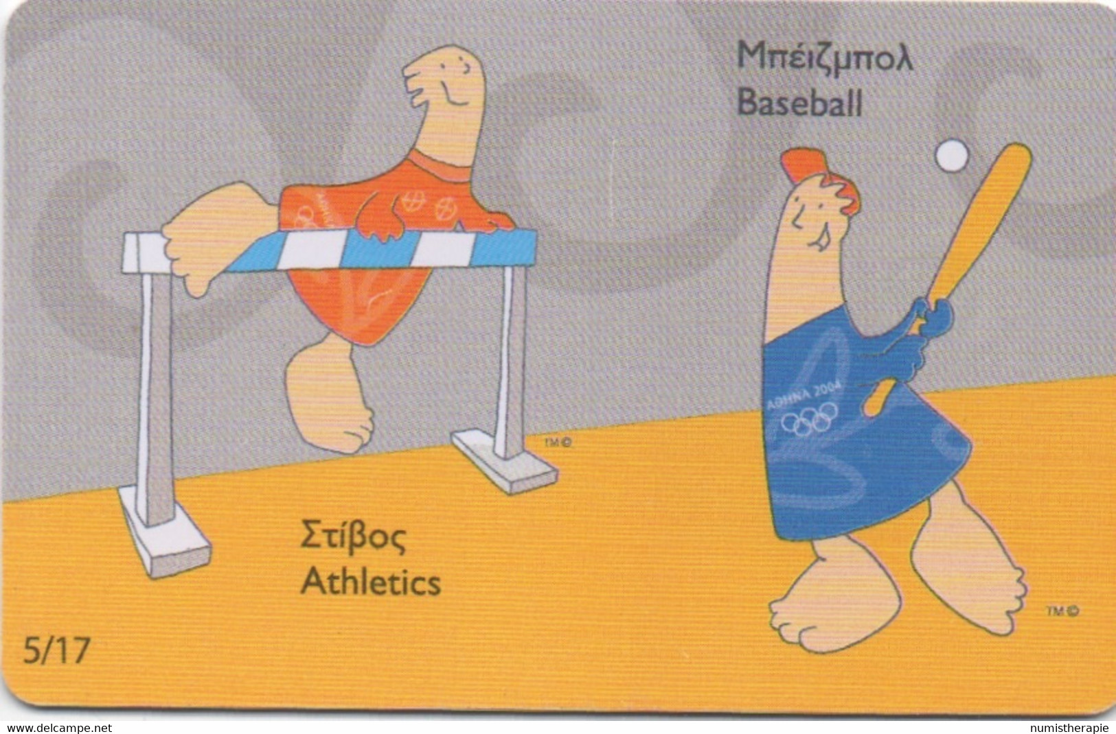 Jeux Olympiques Athènes 2004 : Athlétisme Et Baseball - Olympische Spiele