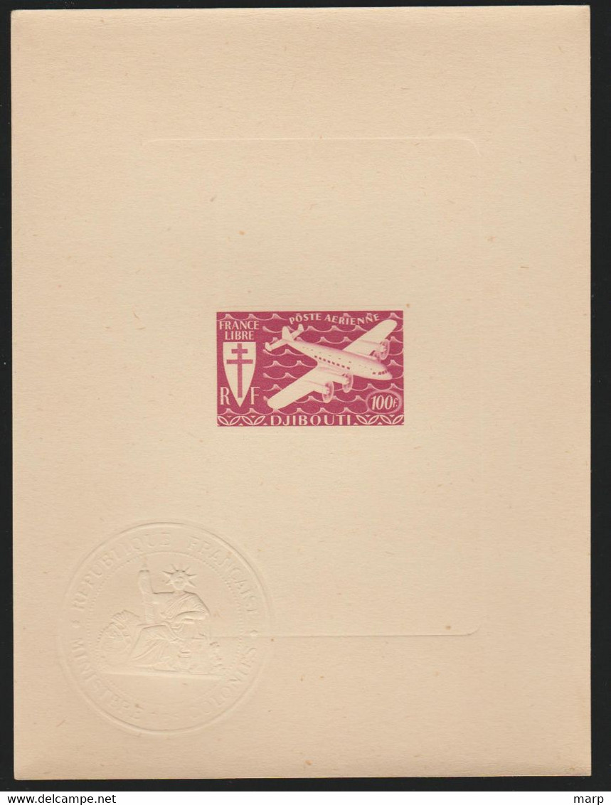 Djibouti  1941 Airmail Planes EPREUVES Mint As Seen On The Scans. - Autres & Non Classés