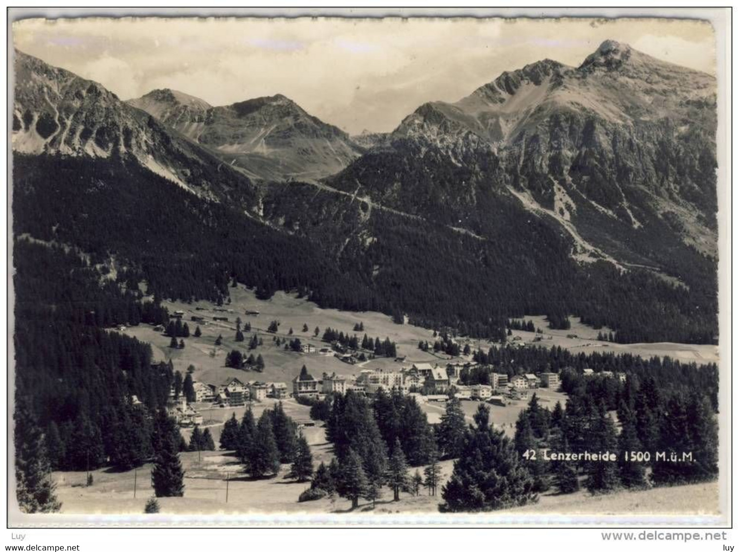 LENZERHEIDE, Albula, Vaz / Obervaz - Panorama - Vaz/Obervaz