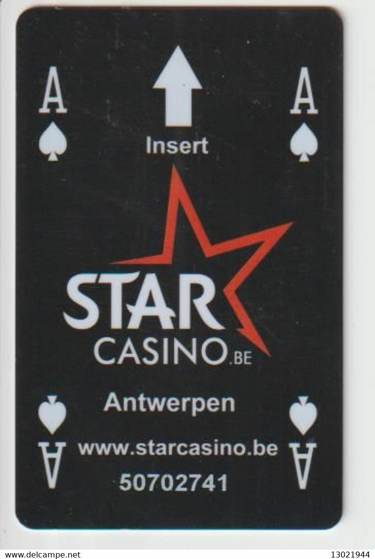 BELGIO  KEY CASINO   Star Casino - Antwerpen - Tarjetas De Casino