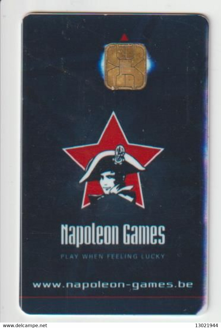 BELGIO  KEY CASINO    Napoleon Games - Berlare - Casino Cards