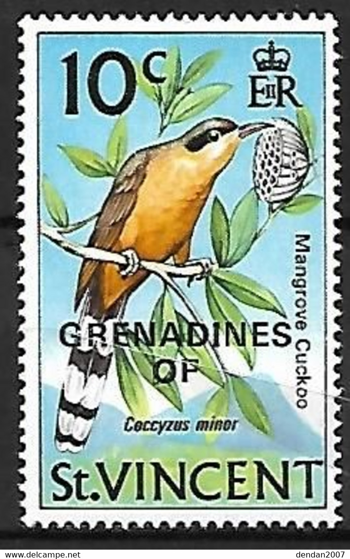 Grenadines Of St Vincent  - MNH ** 1974 :    Mangrove Cuckoo -   Coccyzus Minor - Koekoeken En Toerako's