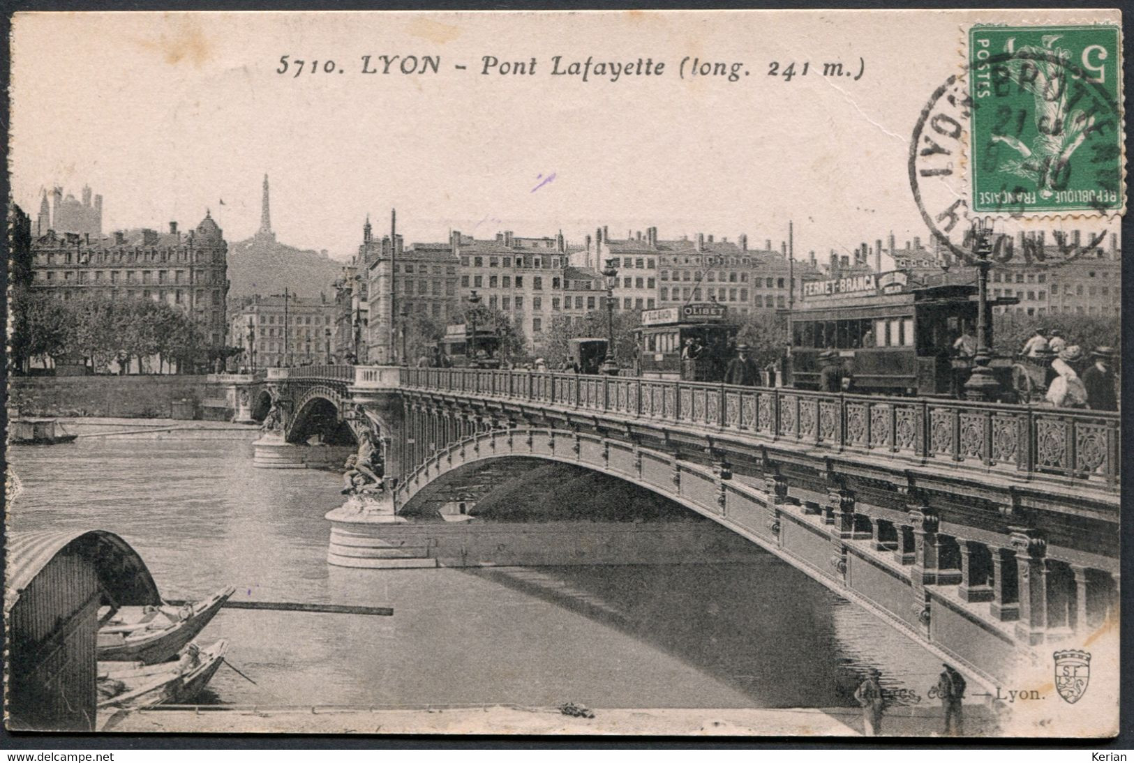 Lyon - Pont Lafayette (Long. 241 M.) - N° 5710 SF. - Voir 2 Scans - Andere & Zonder Classificatie