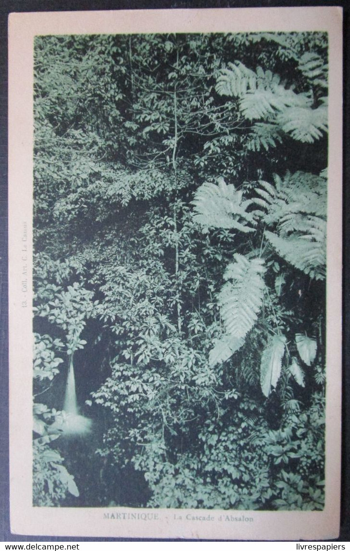 Martinique Lot 2 Cpa Piton Carbet Et Cascade Absalon - Sonstige & Ohne Zuordnung