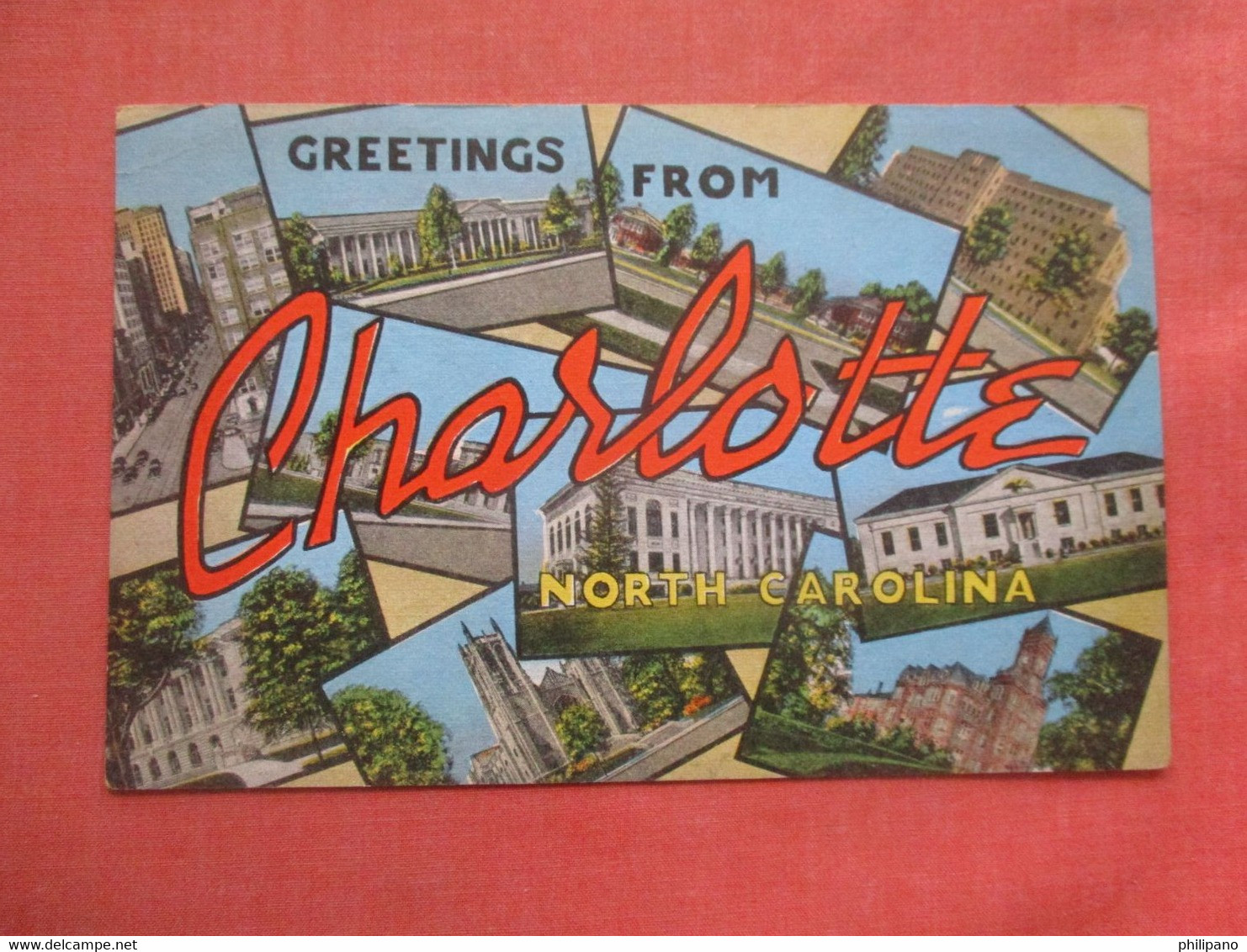 Greetings From Charlotte North Carolina > Charlotte > > Ref 4668 - Charlotte