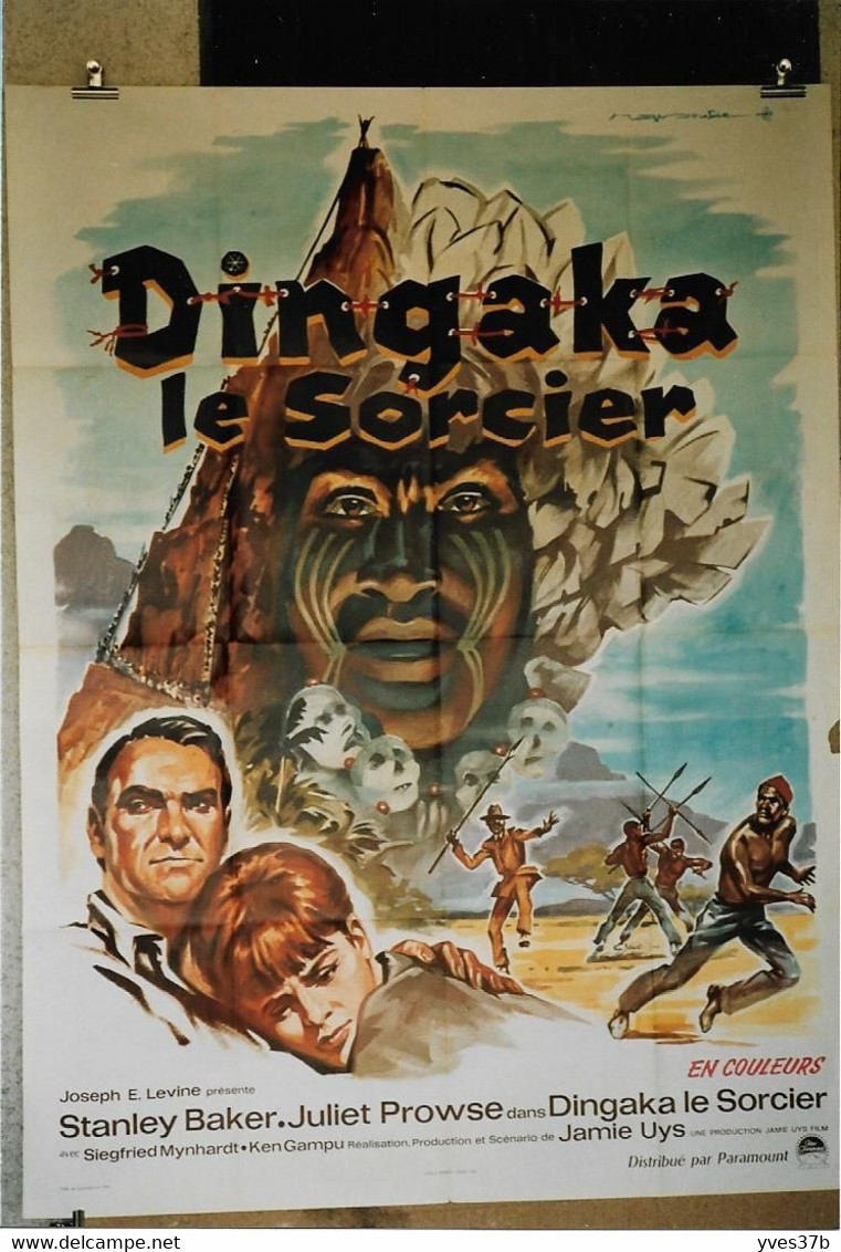 "Dingaka Le Sorcier" S. Baker, J. Prowse...1965 - 60x80 - TTB - Affiches & Posters