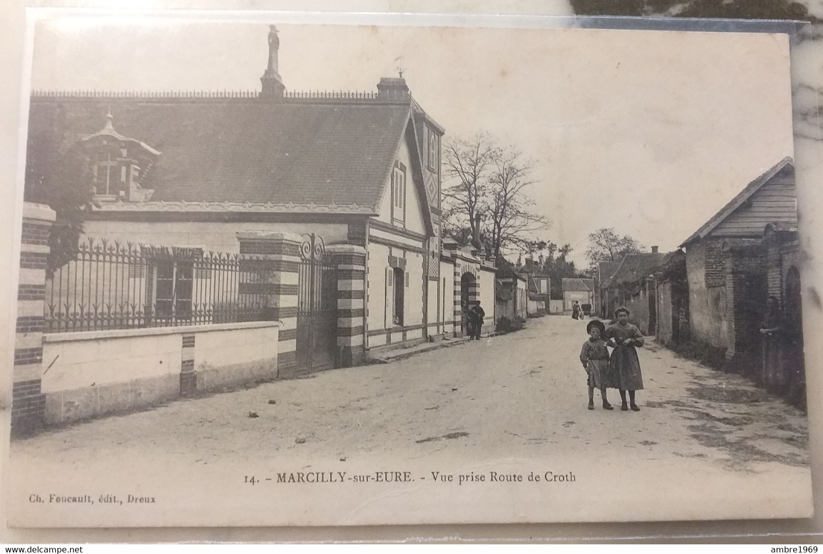 27 MARCILLY SUR EURE  - Vue Prise Route De Croth - Marcilly-sur-Eure