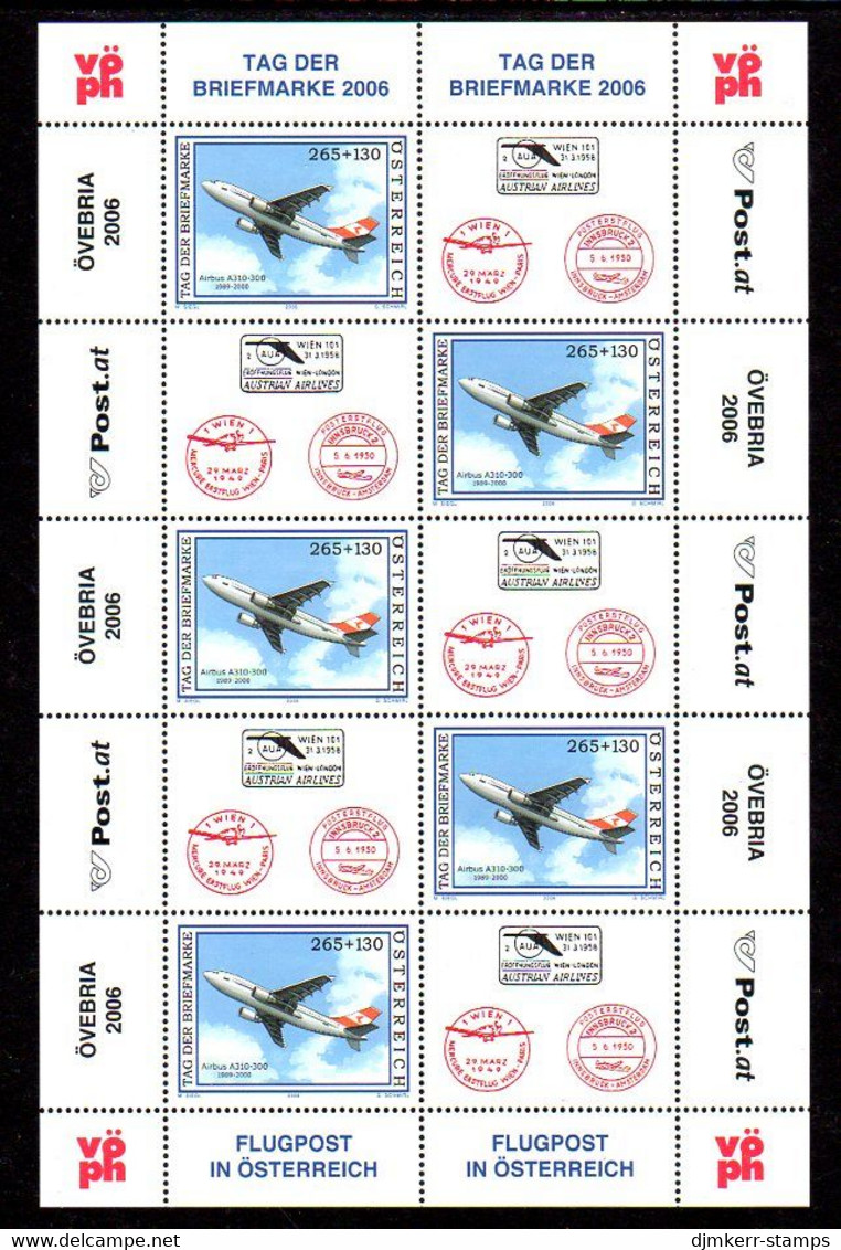 AUSTRIA 2006 Stamp Day Sheetlet, MNH / **.  Michel 2606 Kb - Blocs & Hojas