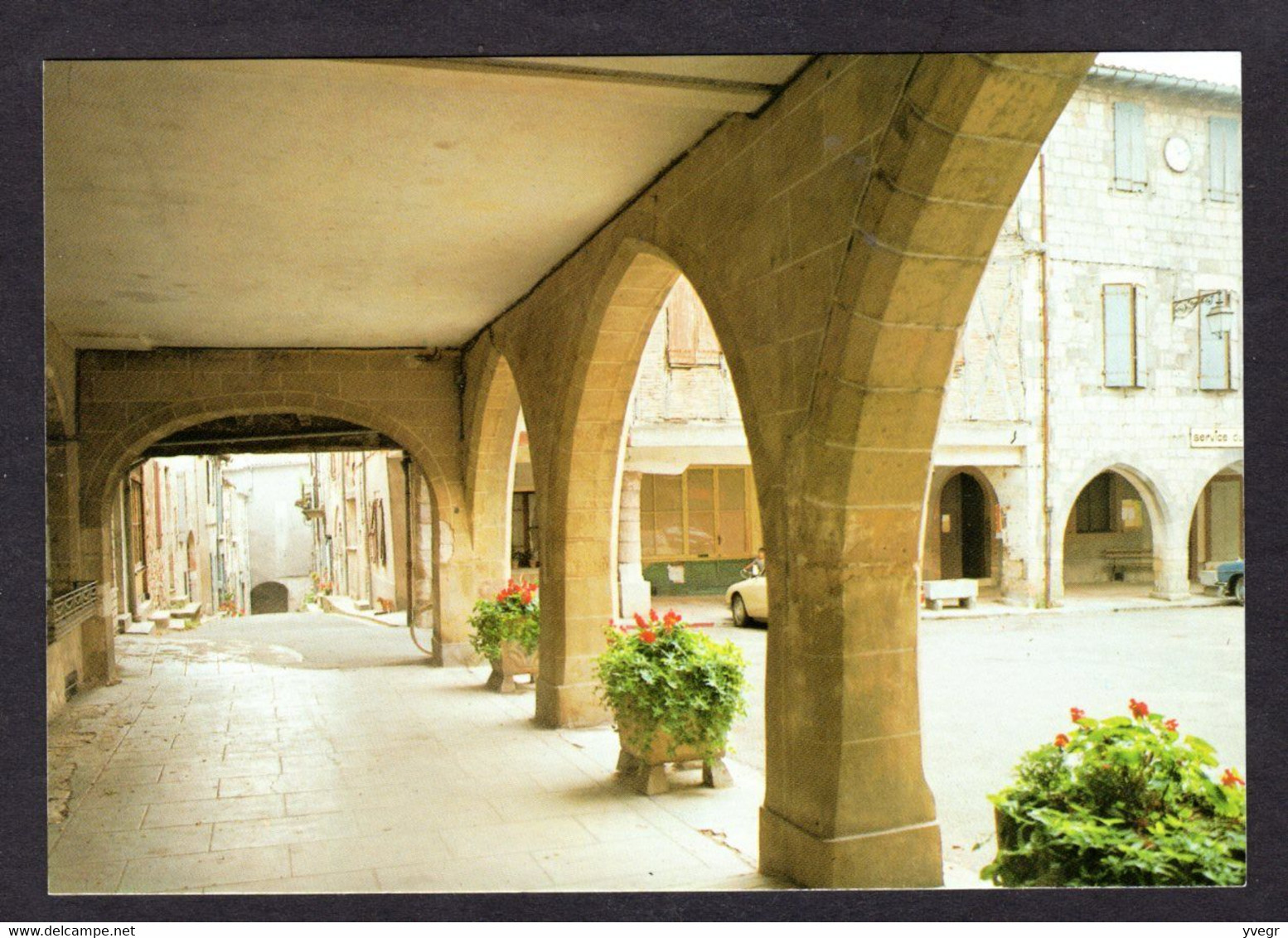 CASTELNAU De MONTMIRAL (81 Tarn) Cité Médiévale, Place De La Mairie, Les Arcades ( APA-POUX N° 1020 ) - Castelnau De Montmirail