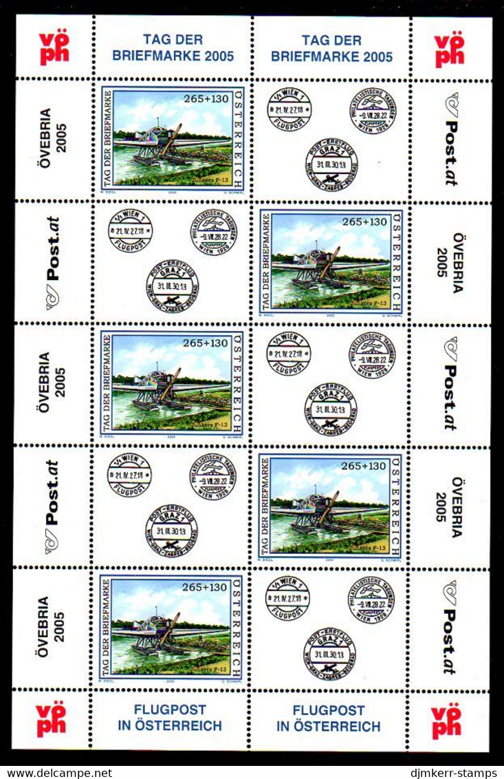 AUSTRIA 2005 Stamp Day Sheetlet, MNH / **  Michel 2532 Kb - Blokken & Velletjes