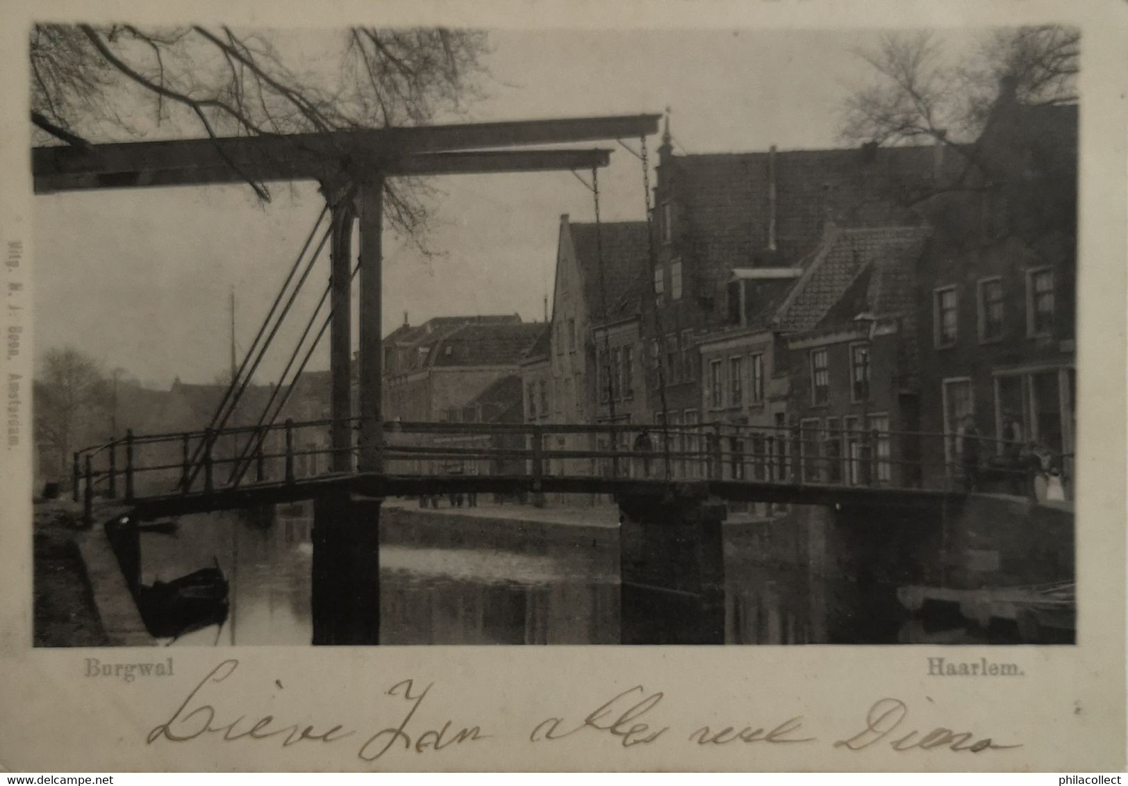 Haarlem // Burgwal Ca 1900 Uitg. Boon - Haarlem