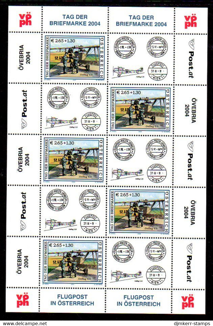 AUSTRIA 2004 Stamp Day Sheetlet, MNH / **.  Michel 2482 Kb - Blokken & Velletjes