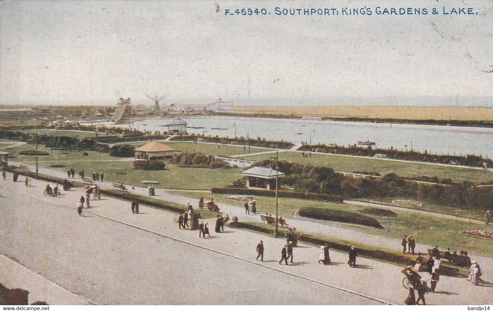 Southport - King's Garden & Lake  - Scan Recto-verso - Southport