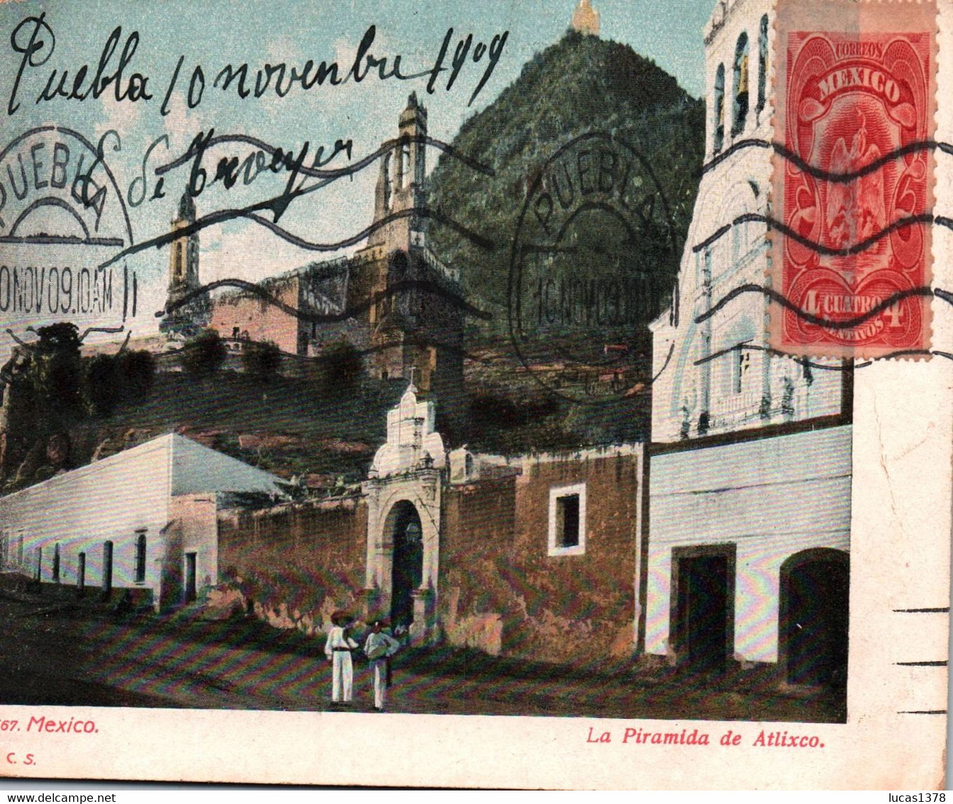 MEXICO / LA PIRAMIDA DE ATLIXCO / 1909 - México